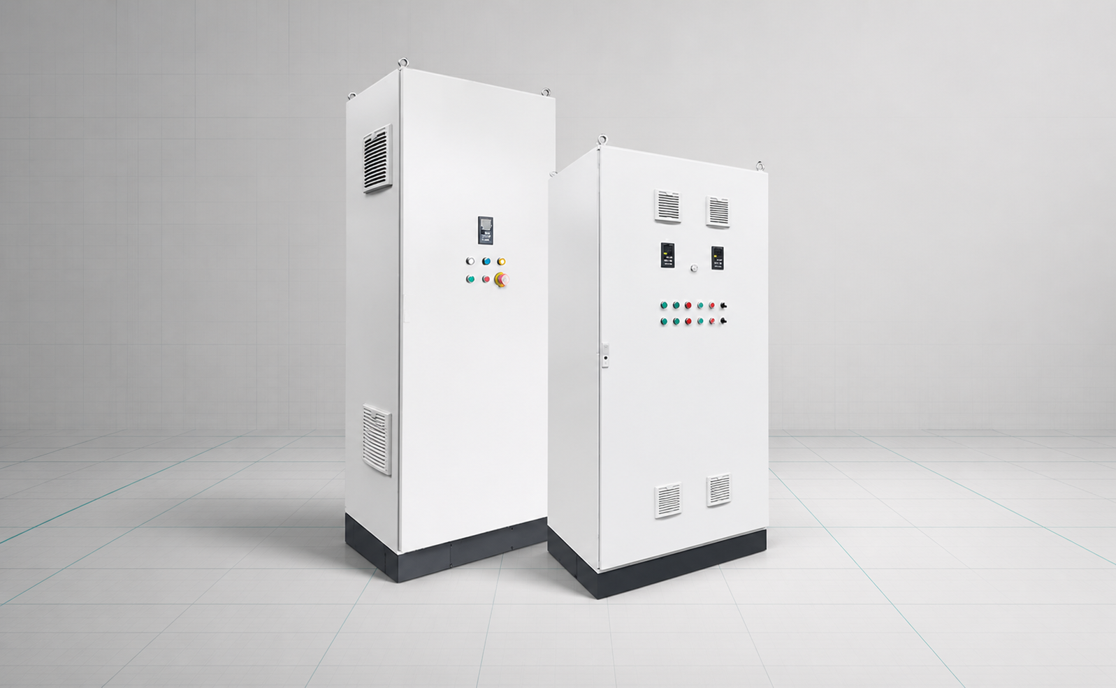 Engineered VFD and PLC control cabinets