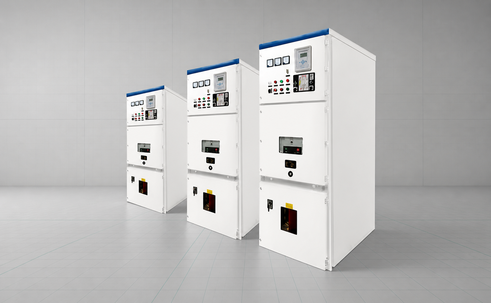 Industrial motor starting control panel